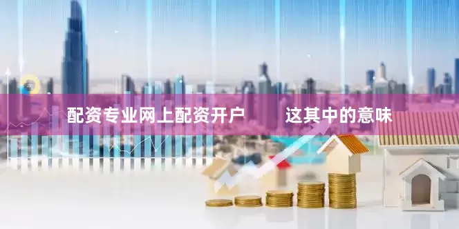 配资专业网上配资开户        这其中的意味